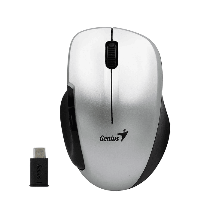 Mouse Ergo 8200s Genius Inalámbrico Tipo-c Silver 1