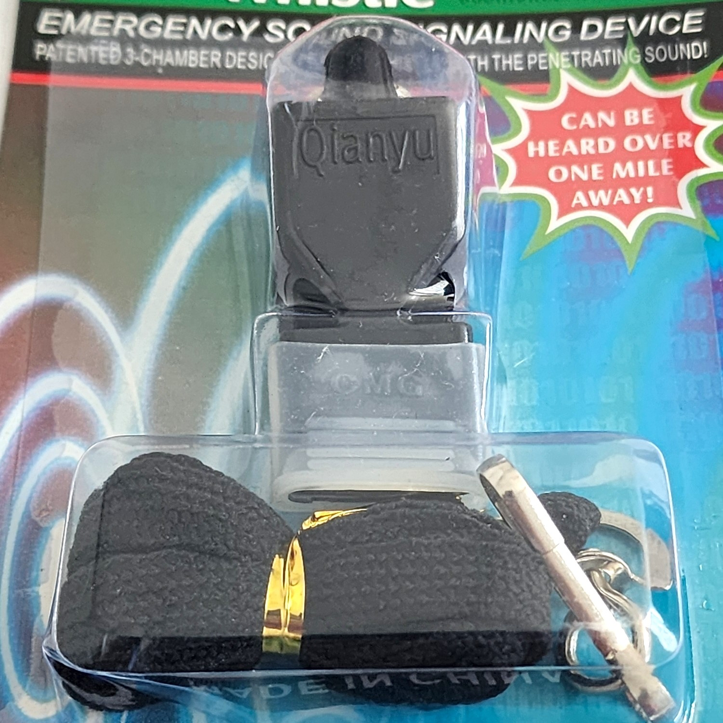 Silbato con Cordón para Deportes o Equipos de Rescate 11105 2