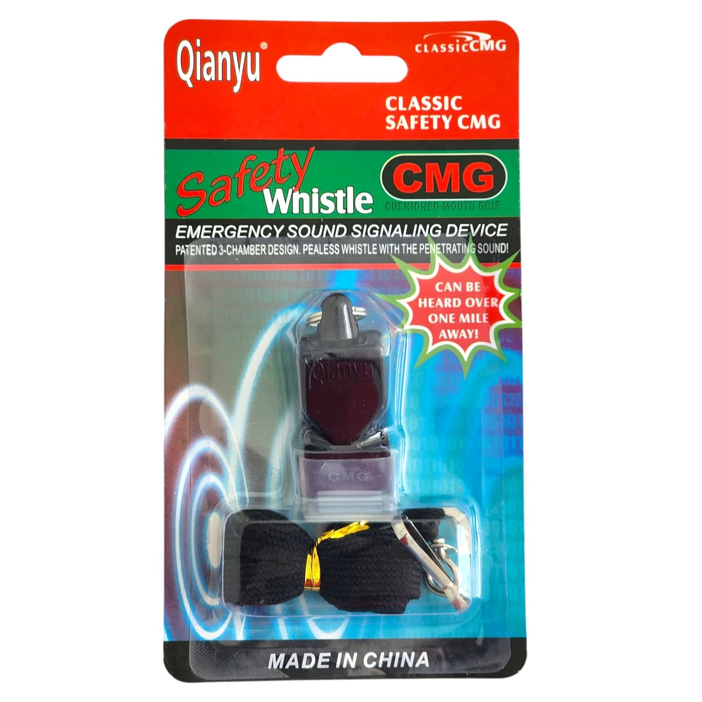 Silbato con Cordón para Deportes o Equipos de Rescate 11105 3