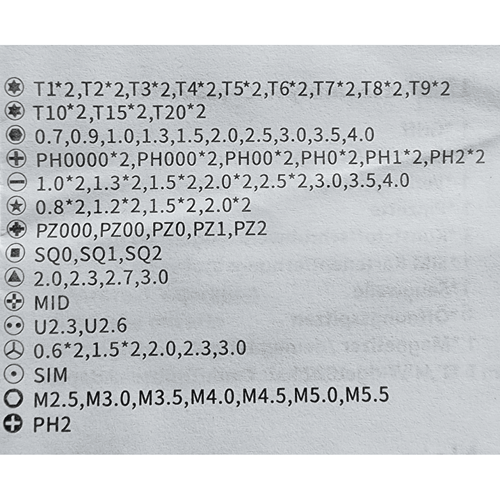 Kit 115 herramientas Destornilladores Precisión 13101 5
