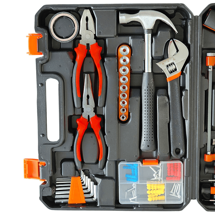 Set 150 Piezas Herramientas Manuales Maletín Portátil 13494 2