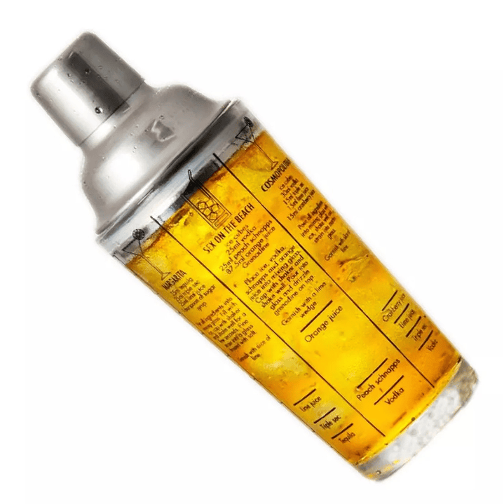 Coctelera Shaker De Vidrio Con Recetas De 400 Ml 14005 5