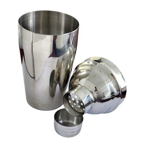 Coctelera Acero Inoxidable 500 Ml Filtro Tapa Baja 14245