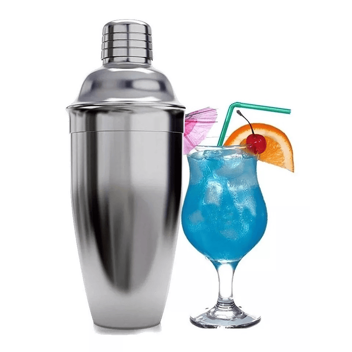 Coctelera Acero Inoxidable 500 Ml Filtro Tapa Baja 14245 5