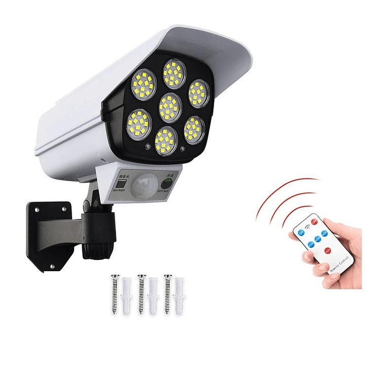 Foco Solar Led Con Sensor de Movimiento Tipo Cámara 15448 1
