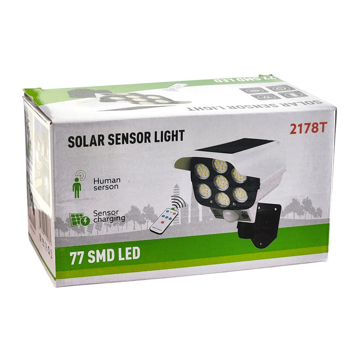 Foco Solar Led Con Sensor de Movimiento Tipo Cámara 15448 5