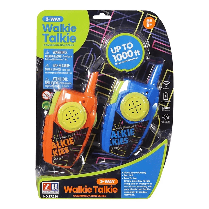 Kit 2 Walkie Talkie 300m para Niños 55265 1