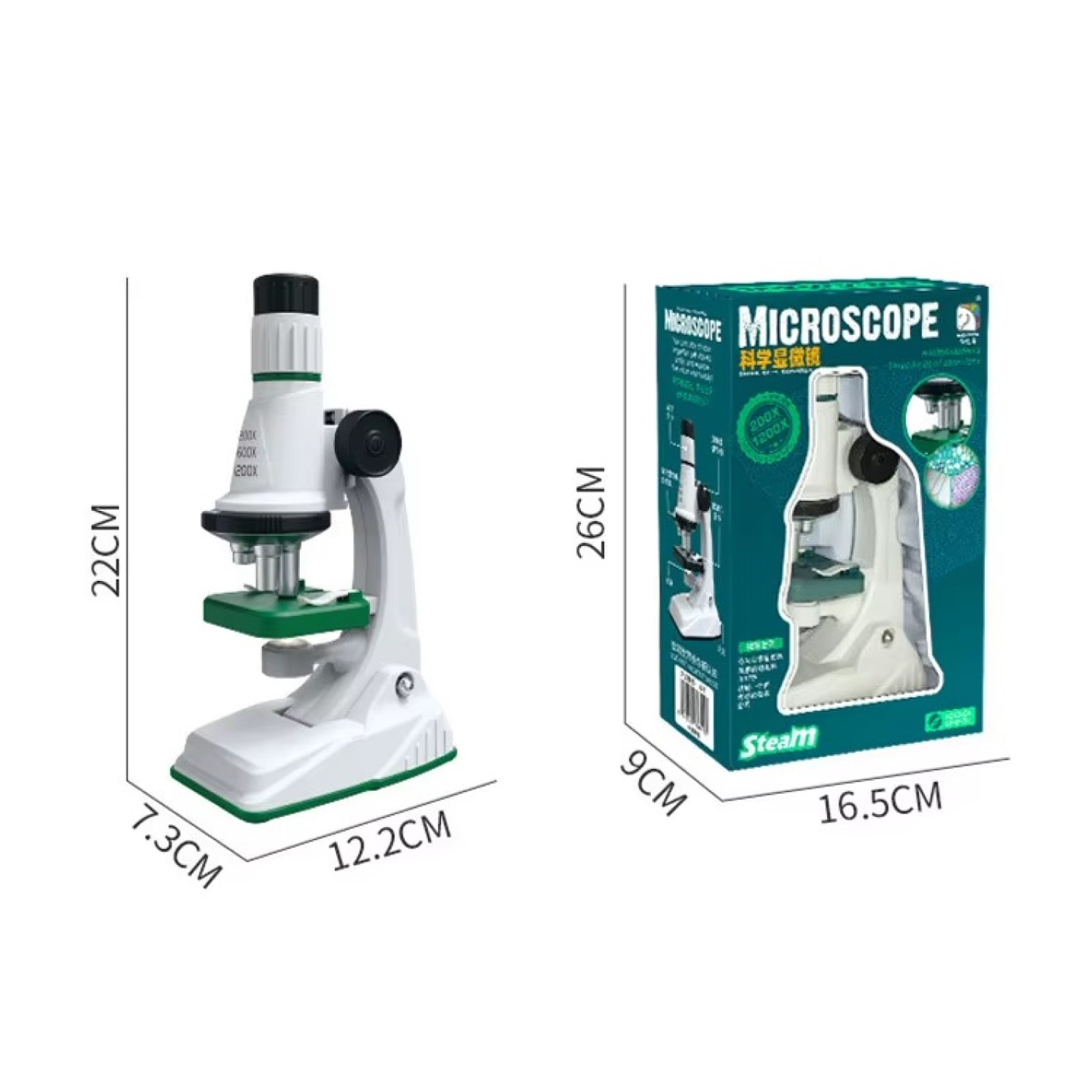 Microscopio Infantil Educativo Aumento 1200X 55277 7