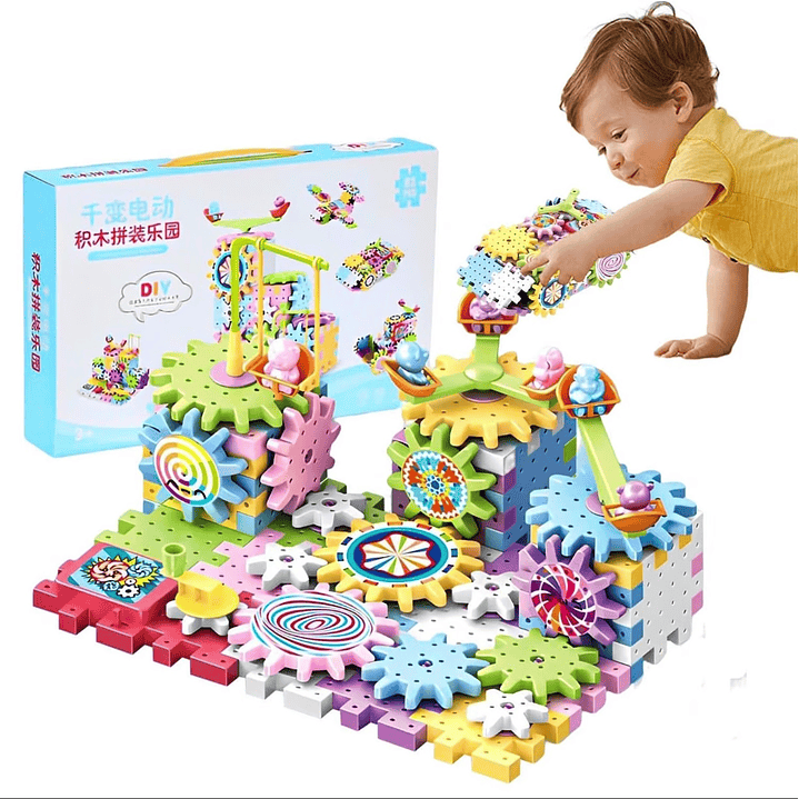 Bloques De Construcción De Engranaje Eléctrico Niños 55436 2