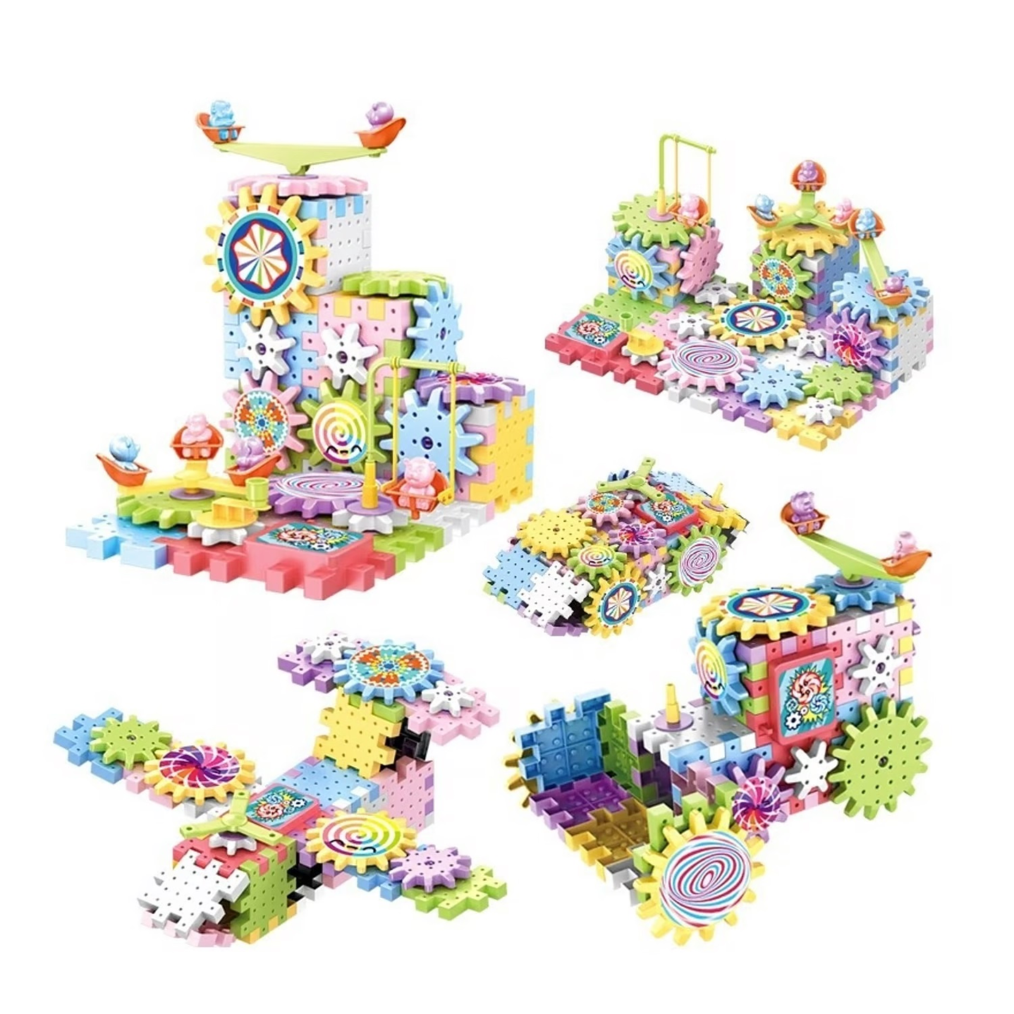 Bloques De Construcción De Engranaje Eléctrico Niños 55436 3