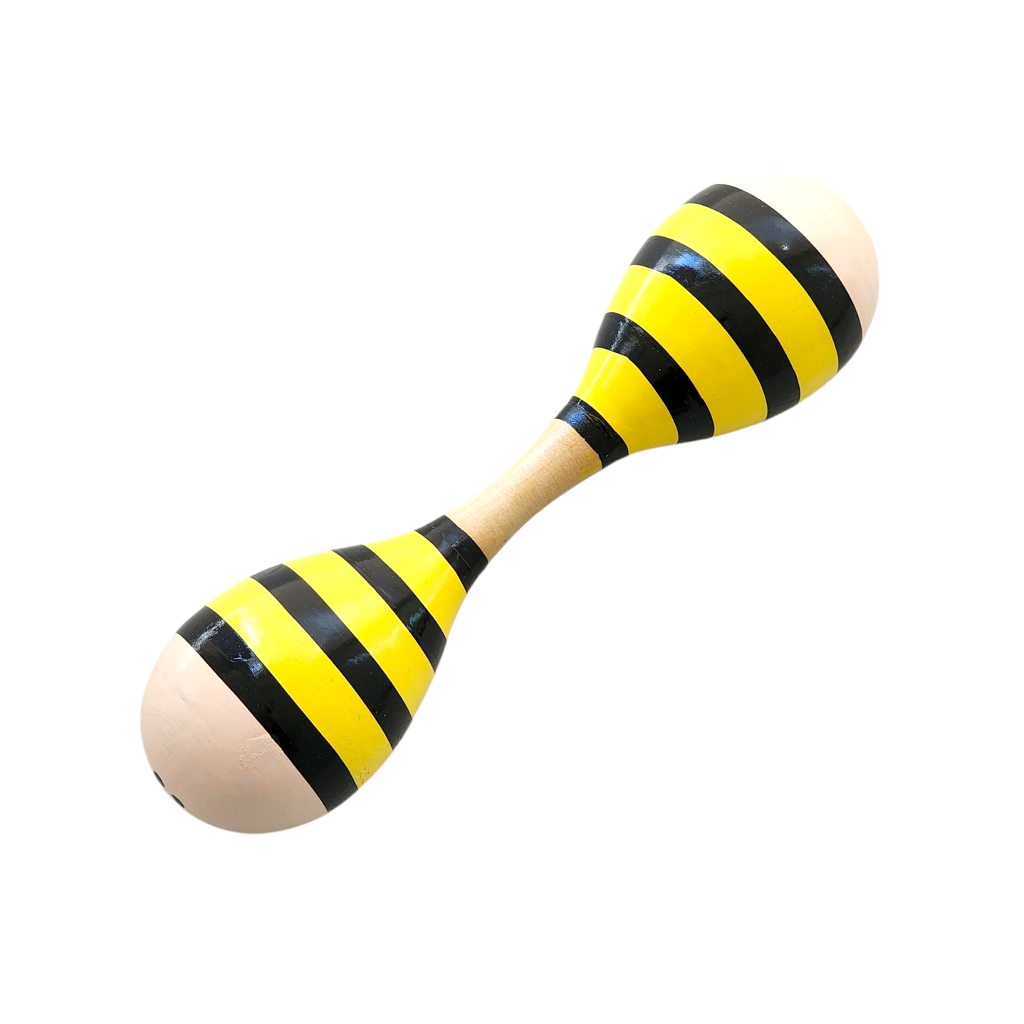 Maraca Doble de Madera Sonajera Niños Abejita 55503 1