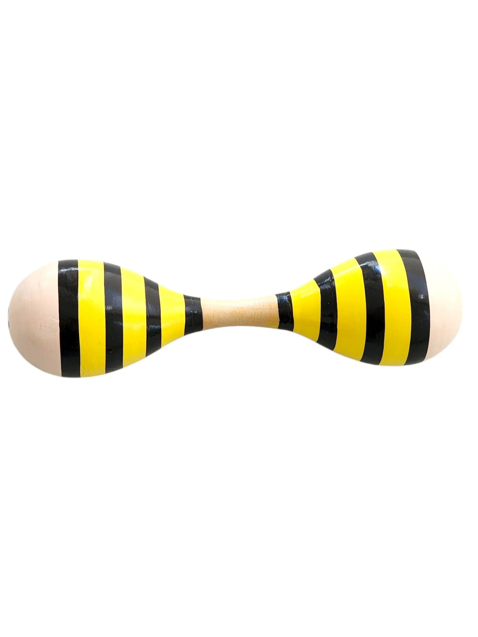 Maraca Doble de Madera Sonajera Niños Abejita 55503 2