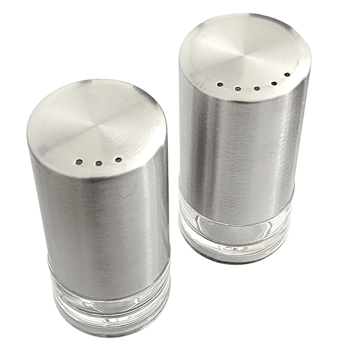 Set de Salero y Pimentero Acrílico y Acero 14189 3