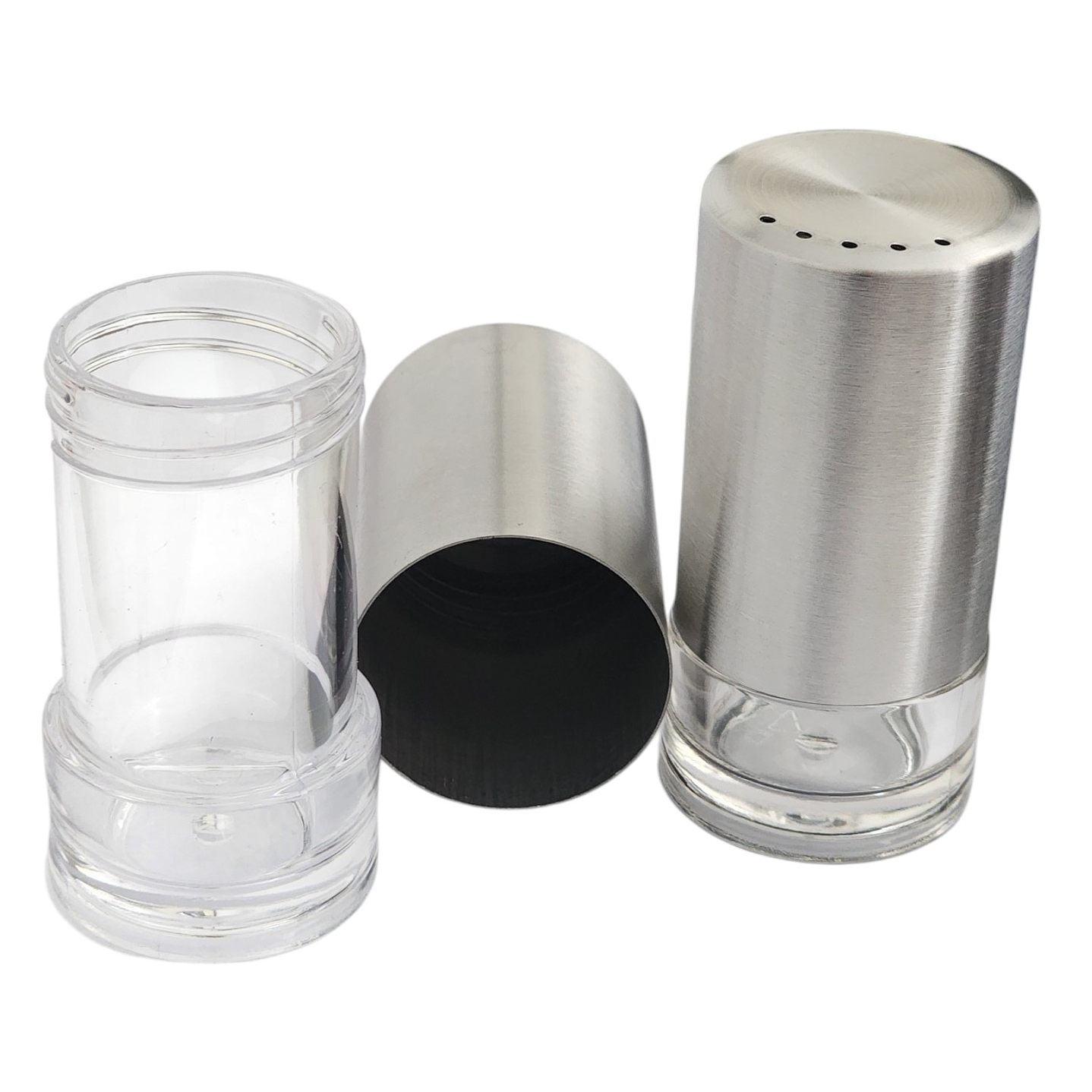 Set de Salero y Pimentero Acrílico y Acero 14189 4