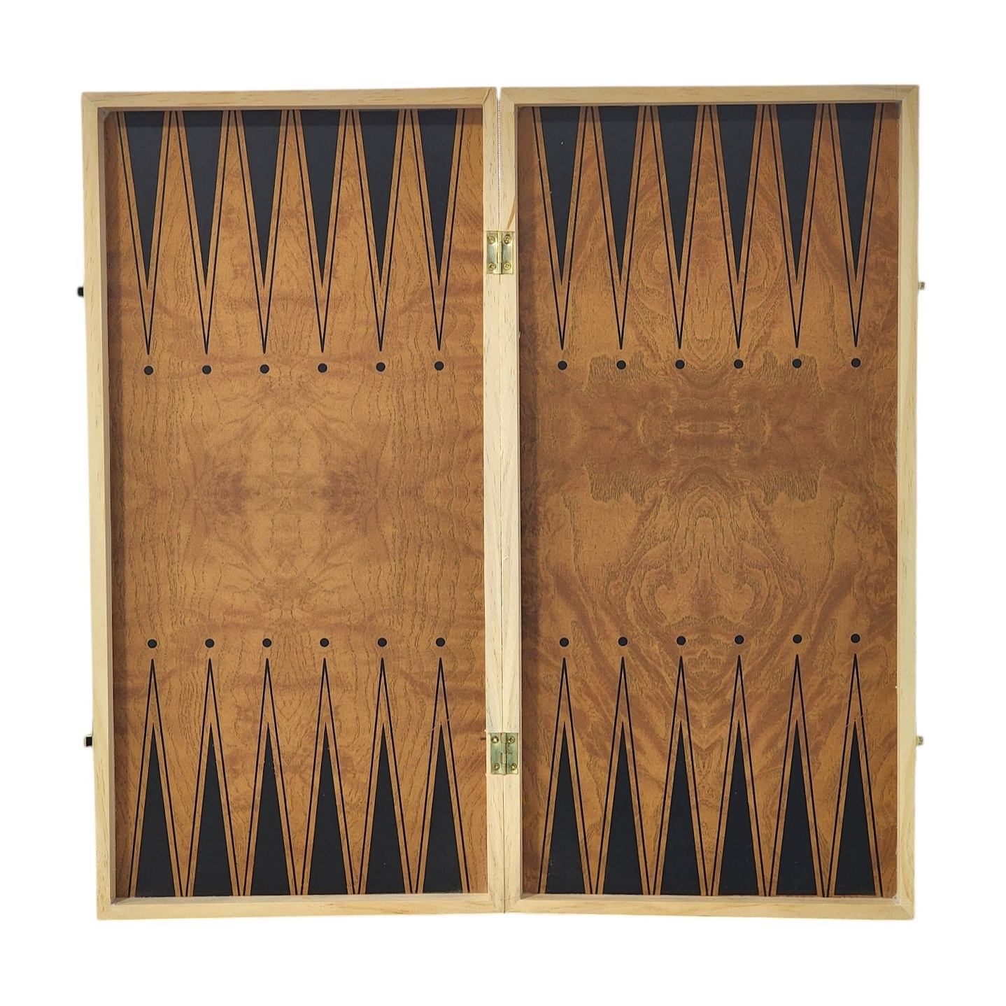 Juego de Madera 3 en 1: Ajedrez, Damas, Backgammon Plegable  7