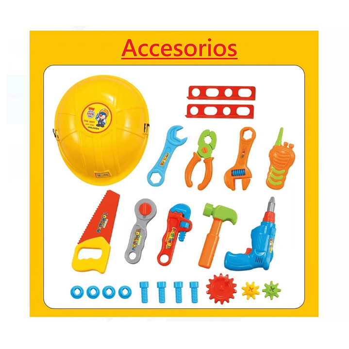 Set Maleta De Herramientas 3 en 1 Juguete Infantil 55389 5