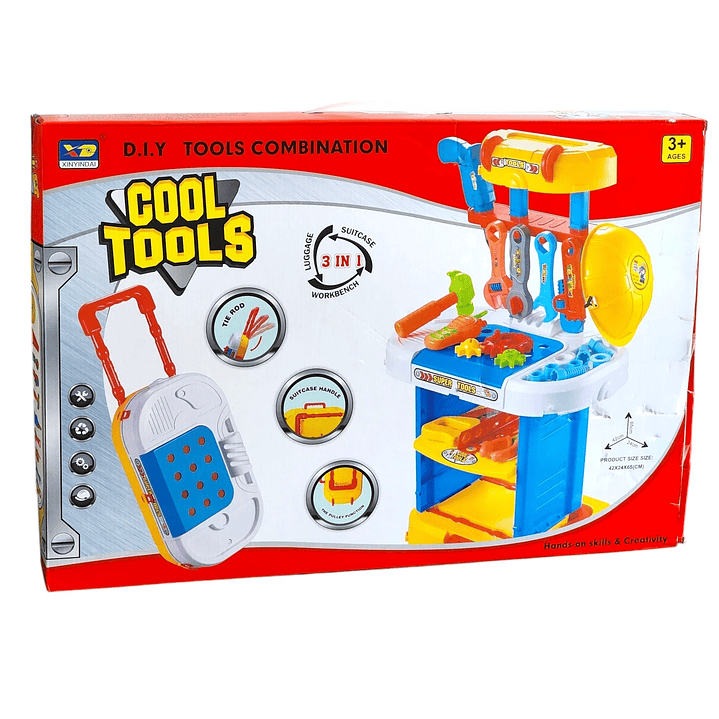 Set Maleta De Herramientas 3 en 1 Juguete Infantil 55389 6