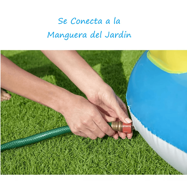 Piscina Play Center Arco Iris Inflable Tobogán Bestway 53092 6