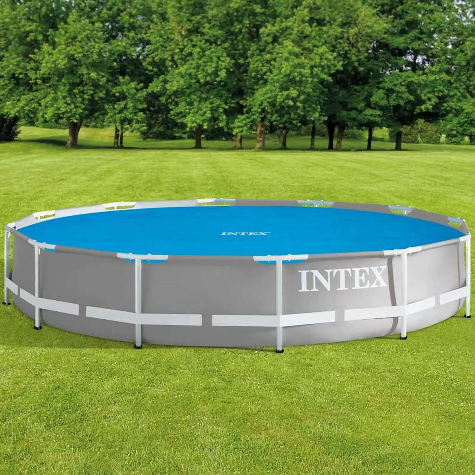 Cubierta Piscina Solar De Polietileno Azul 3,66m Intex 28012 4