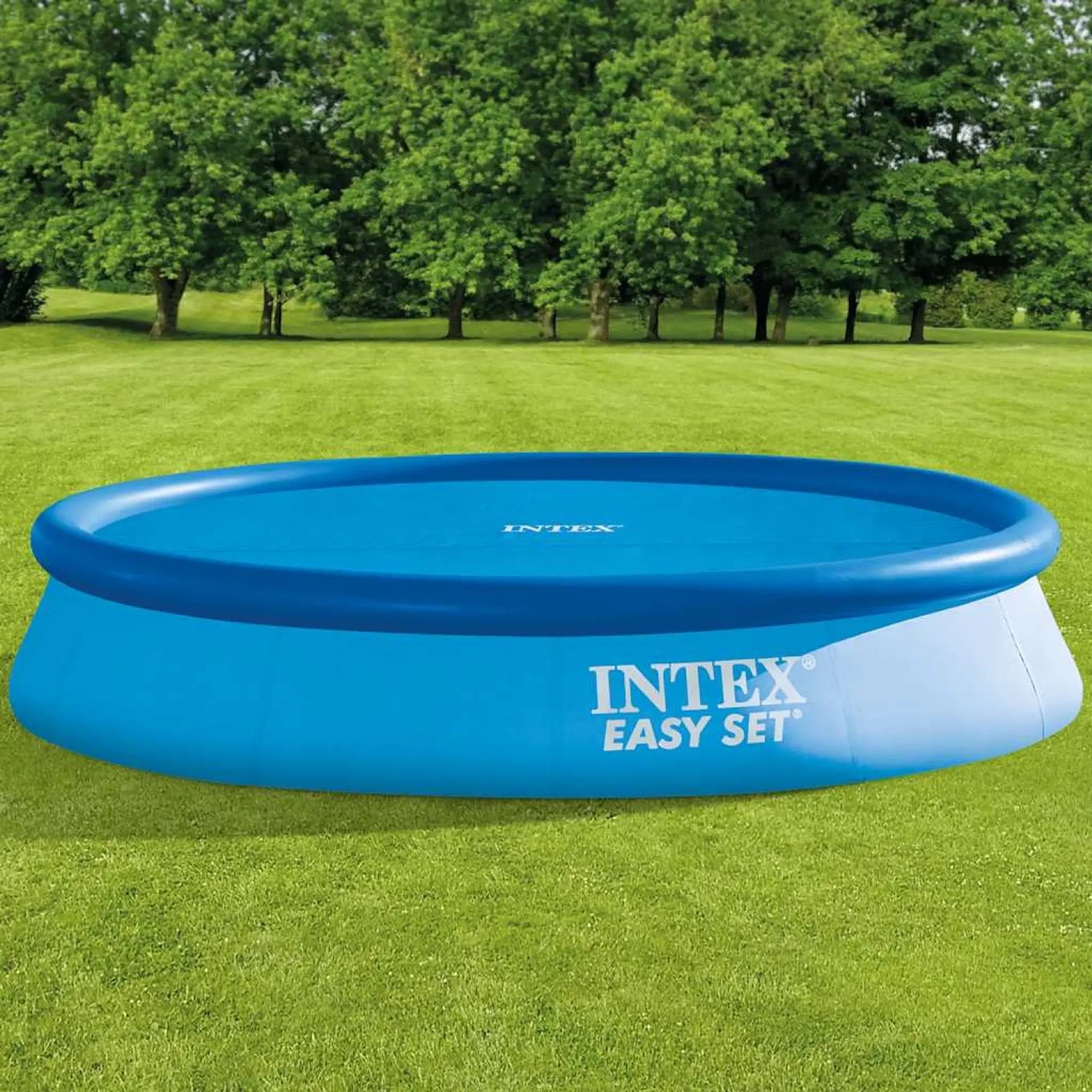 Cubierta Piscina Solar De Polietileno Azul 3,66m Intex 28012 5