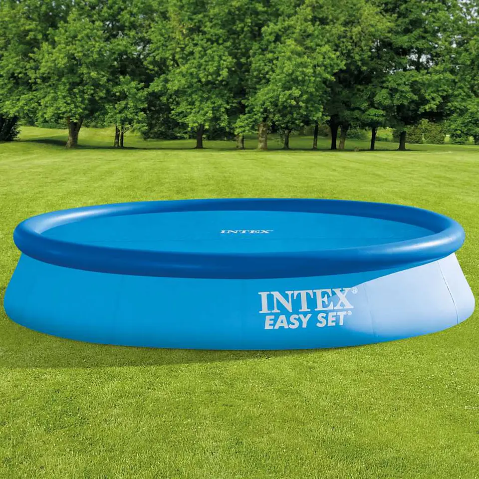 Cubierta Piscina Solar De Polietileno Azul 3,66m Intex 28012 5