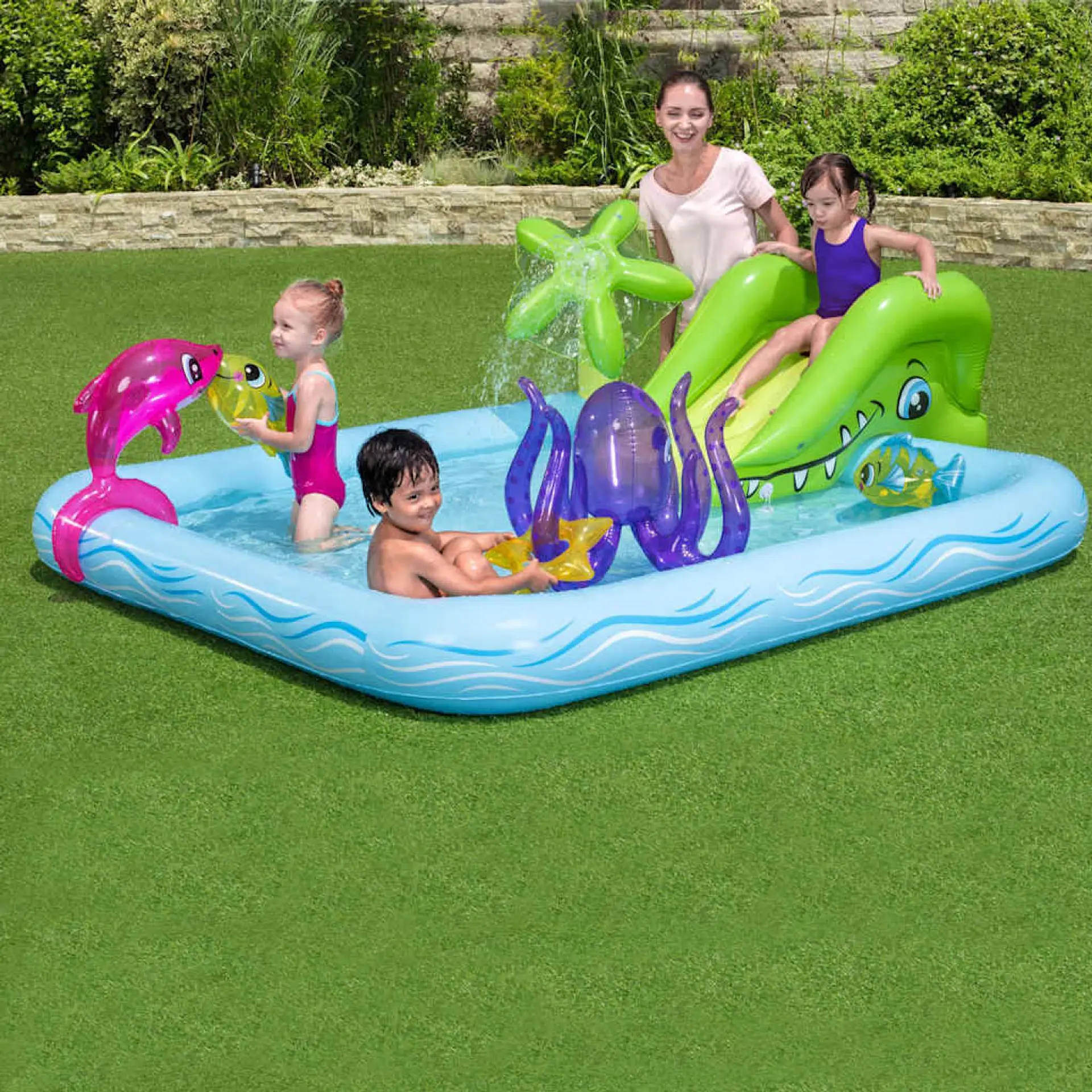 Piscina de juego Fantastic Aquarium 2,39m Bestway 53052 6