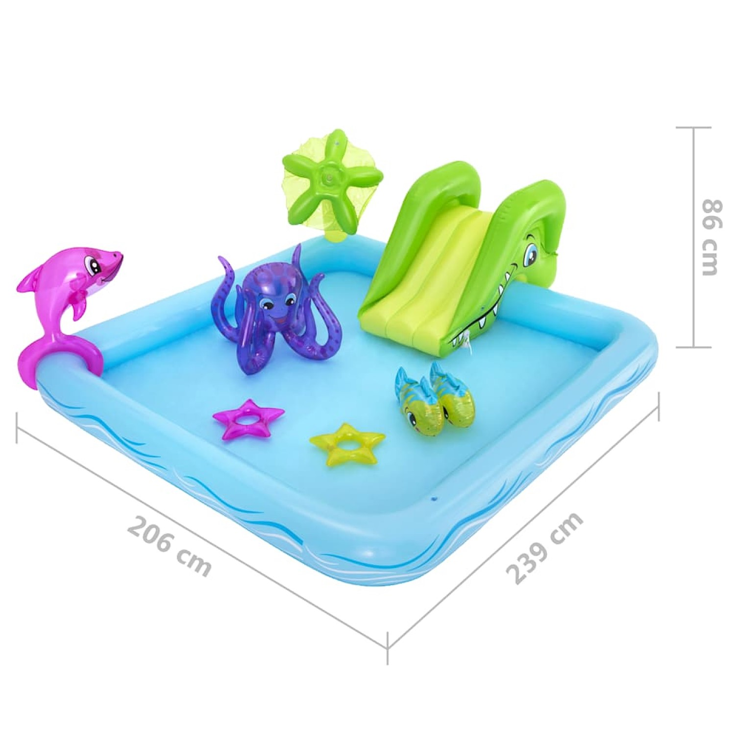 Piscina de juego Fantastic Aquarium 2,39m Bestway 53052 9