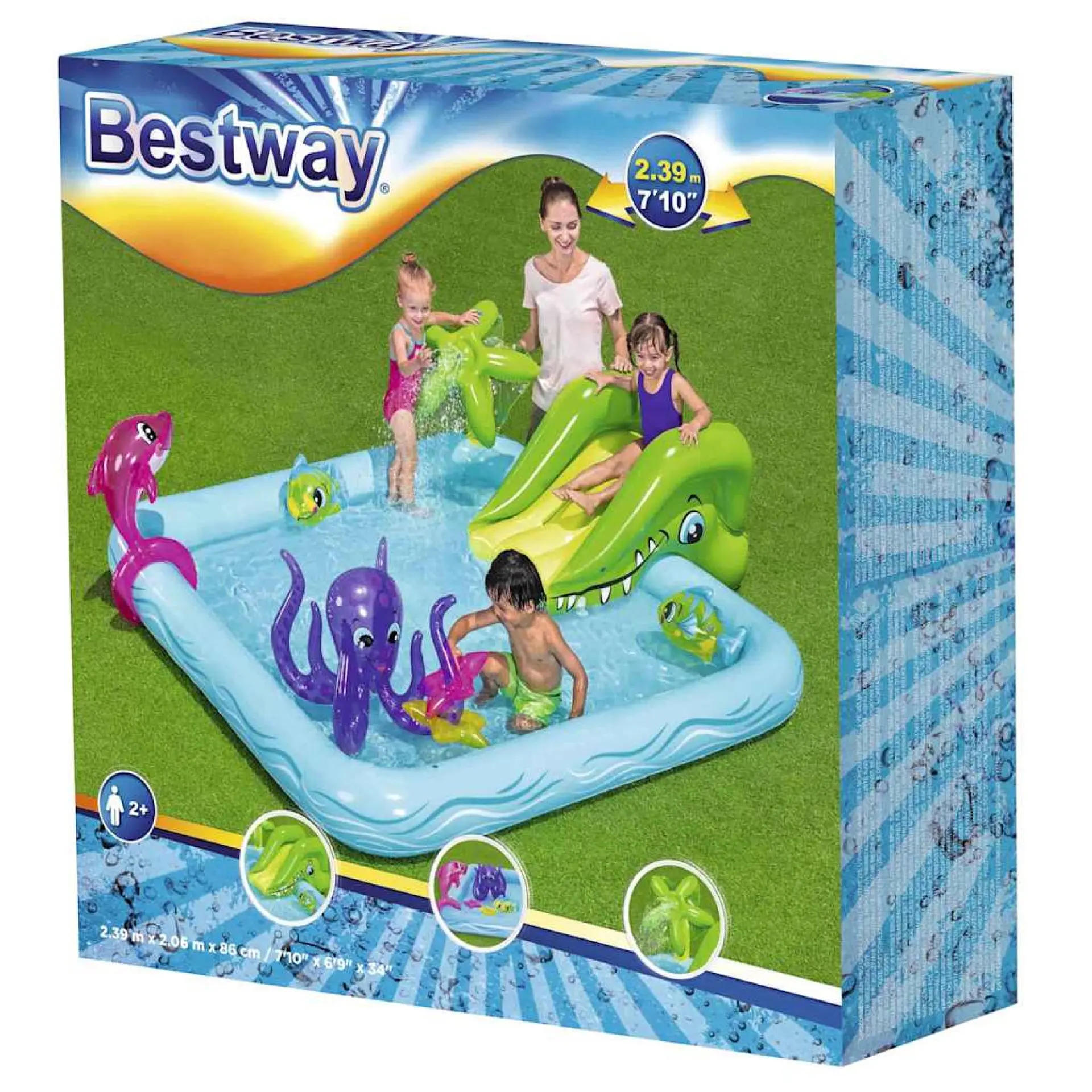 Piscina de juego Fantastic Aquarium 2,39m Bestway 53052 10