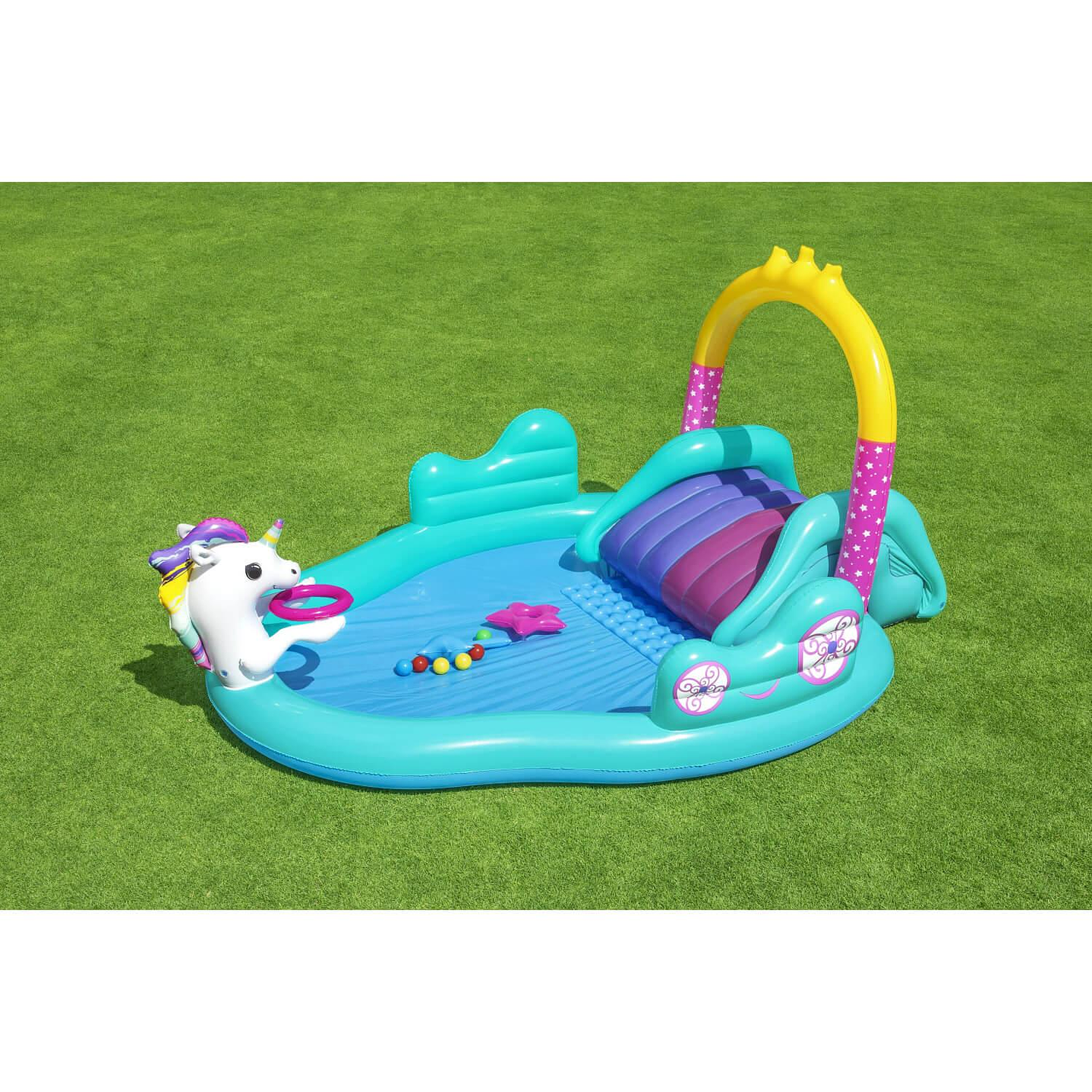 Piscina y juegos inflables Unicornio 2.74m Bestway 53097 7
