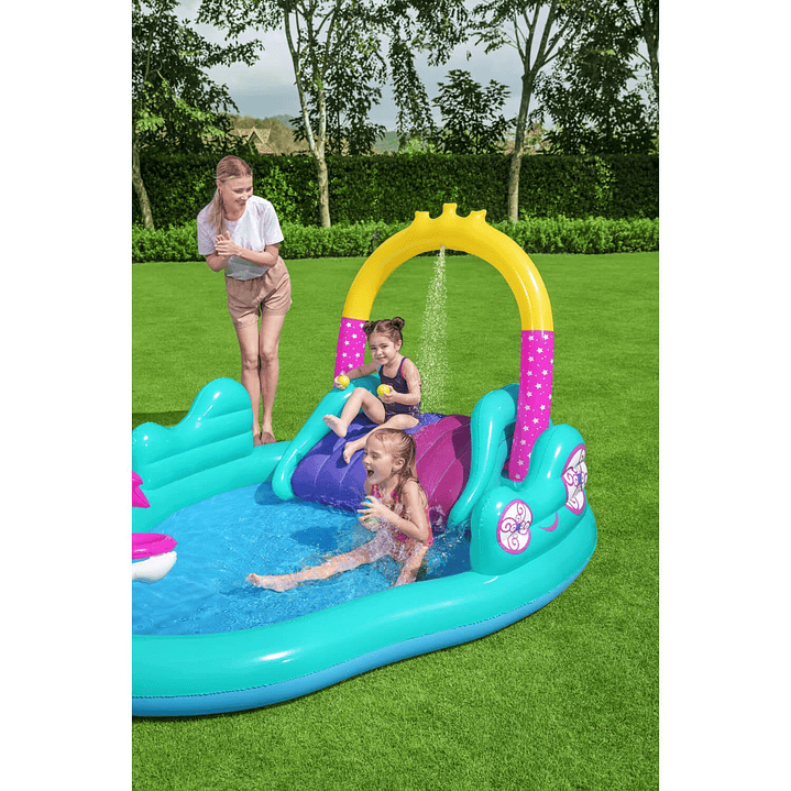Piscina y juegos inflables Unicornio 2.74m Bestway 53097 8