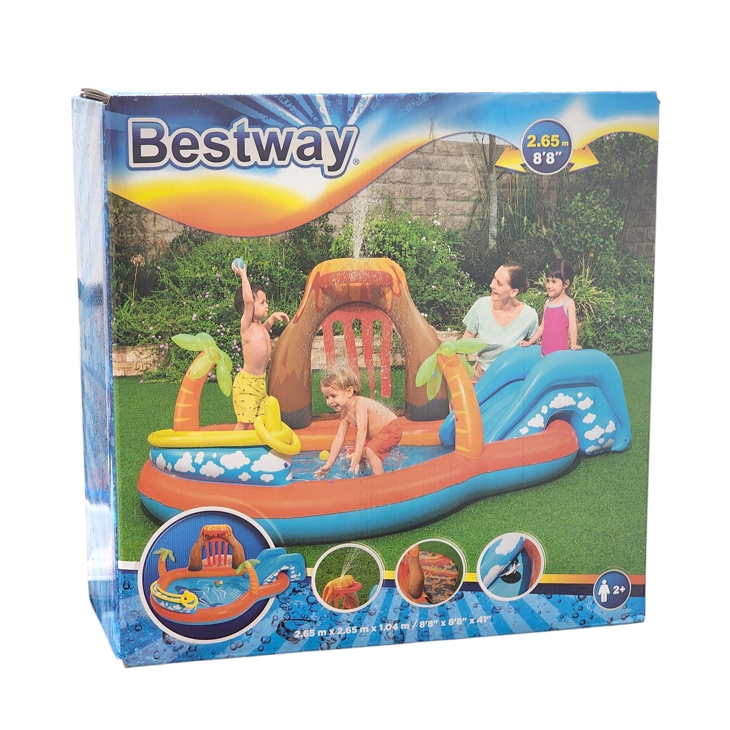 Piscina Inflable Infantil 208lt Lava Lagoon Bestway 53069 11