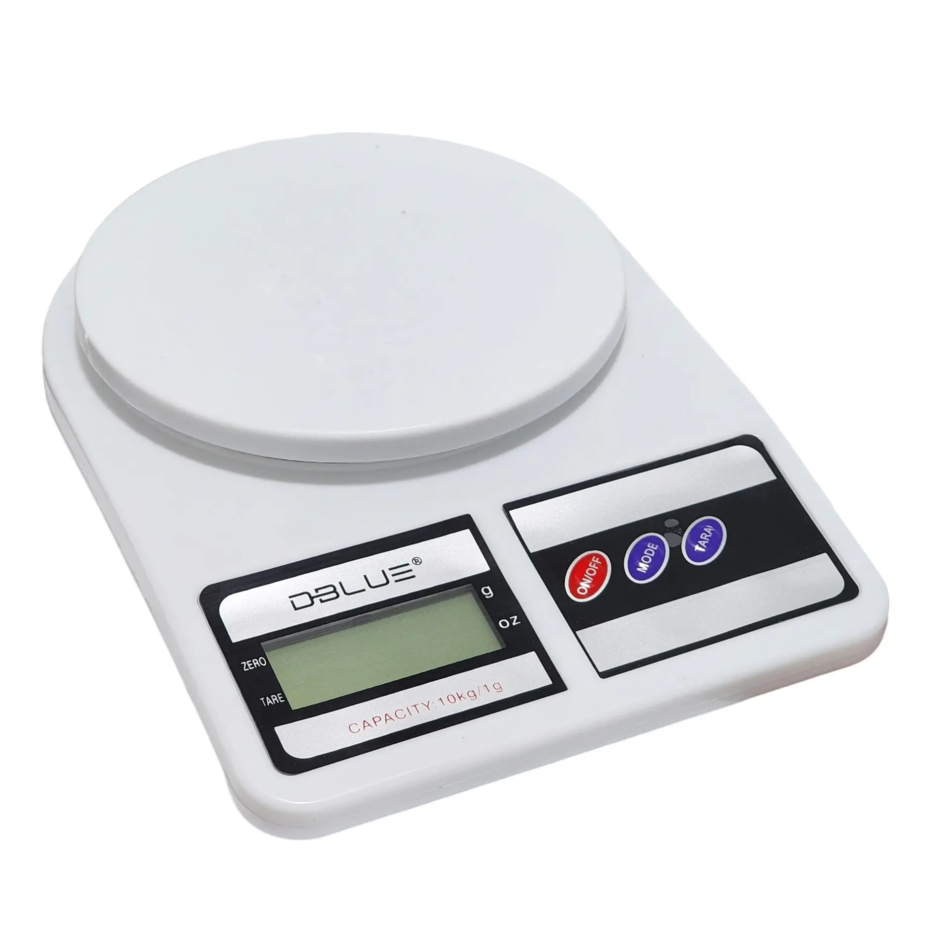 Balanza Pesa para Cocina Digital Tara 10kg DBPDWS33W 1