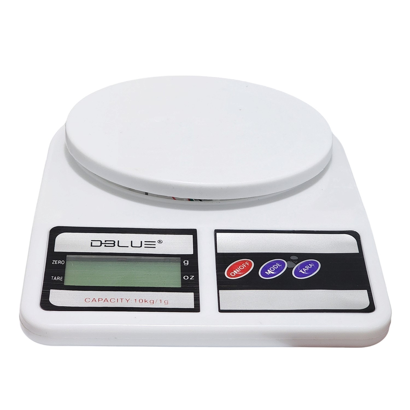 Balanza Pesa para Cocina Digital Tara 10kg DBPDWS33W 2