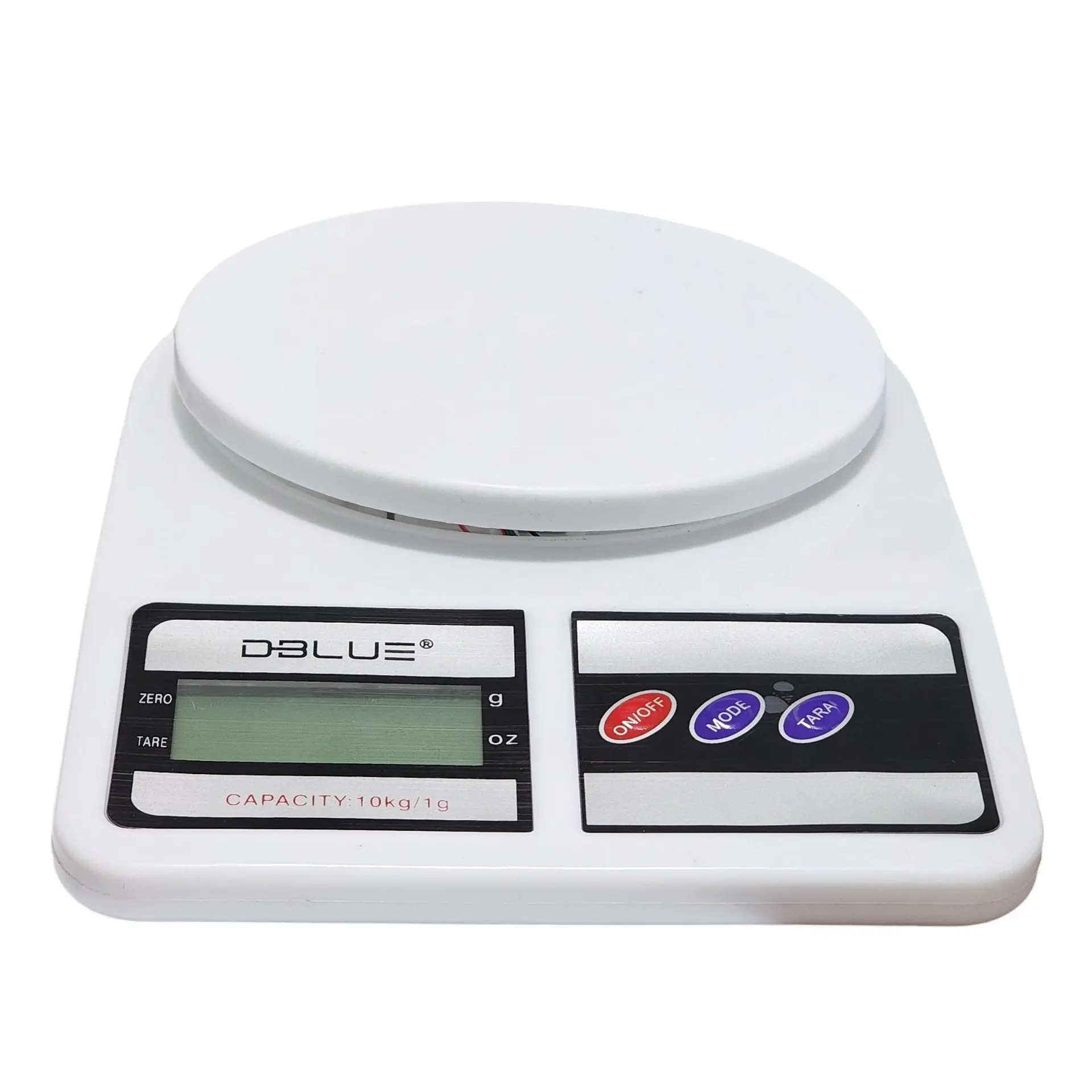 Balanza Pesa para Cocina Digital Tara 10kg DBPDWS33W 2