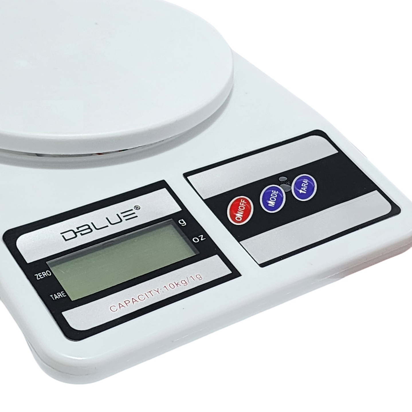 Balanza Pesa para Cocina Digital Tara 10kg DBPDWS33W 3