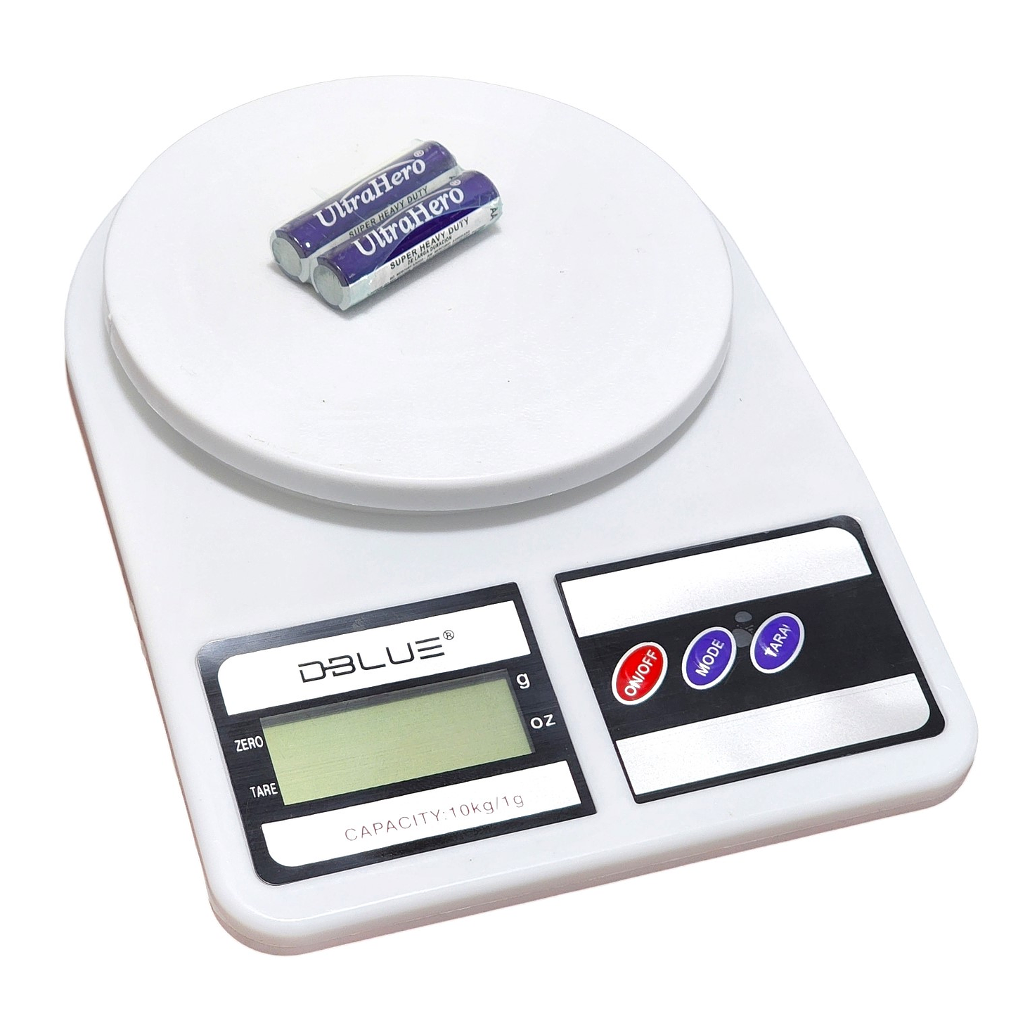 Balanza Pesa para Cocina Digital Tara 10kg DBPDWS33W 5