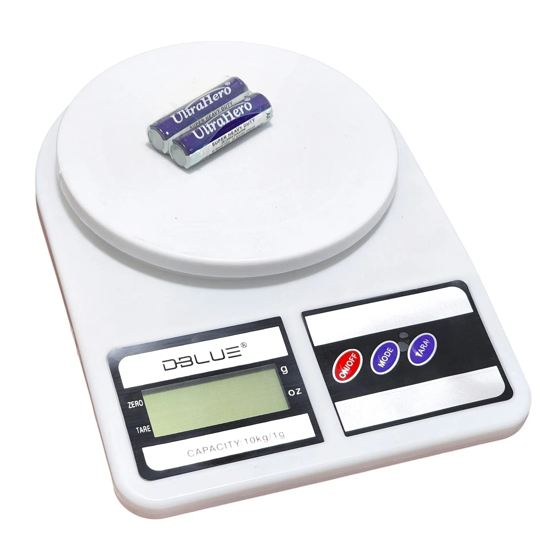 Balanza Pesa para Cocina Digital Tara 10kg DBPDWS33W 5