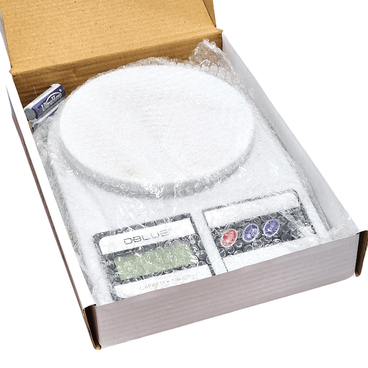 Balanza Pesa para Cocina Digital Tara 10kg DBPDWS33W 6