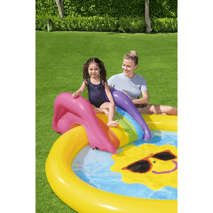 Piscina y juegos inflable Sunnyland 225lt Bestway 53071 5
