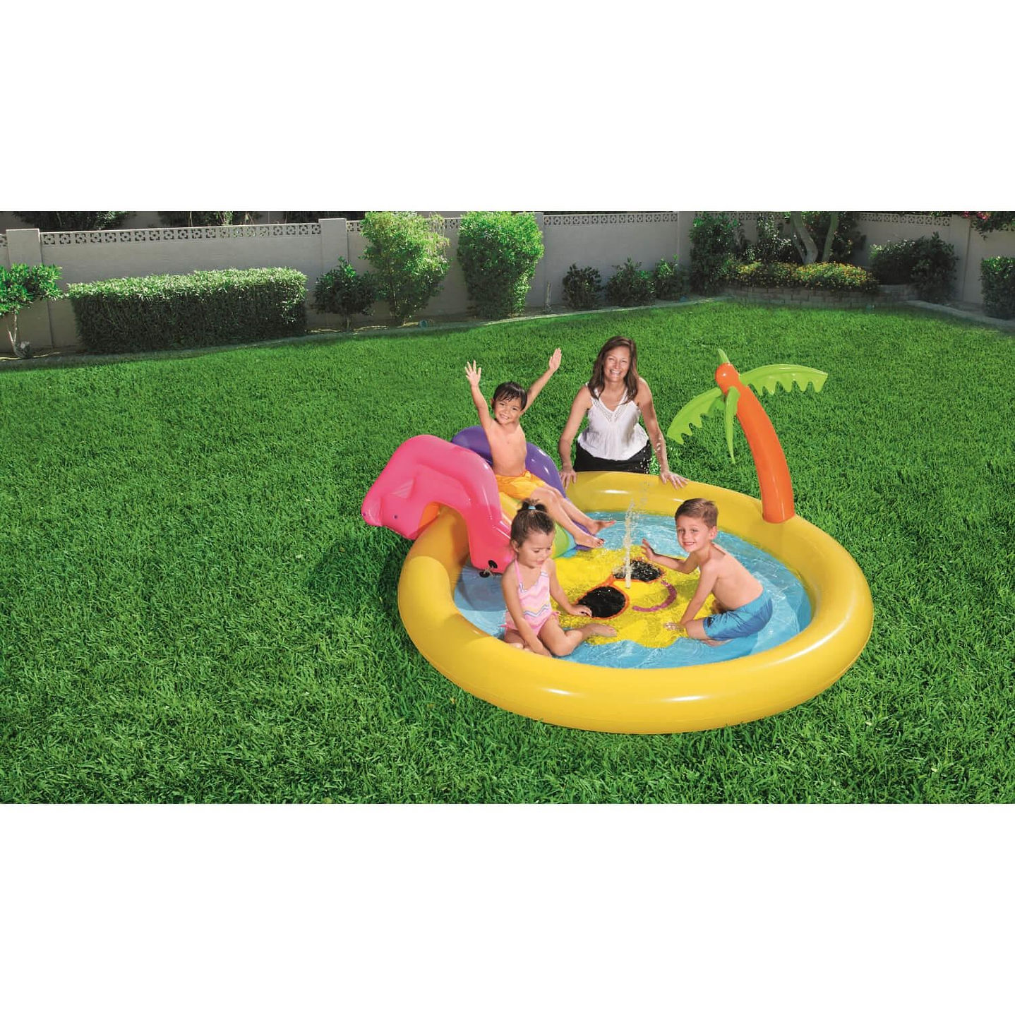 Piscina y juegos inflable Sunnyland 225lt Bestway 53071 6