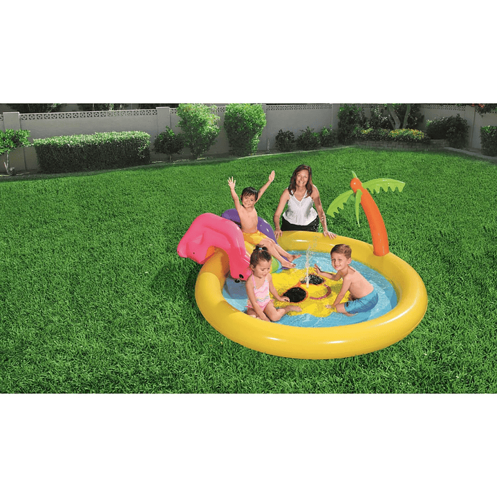 Piscina y juegos inflable Sunnyland 225lt Bestway 53071 6