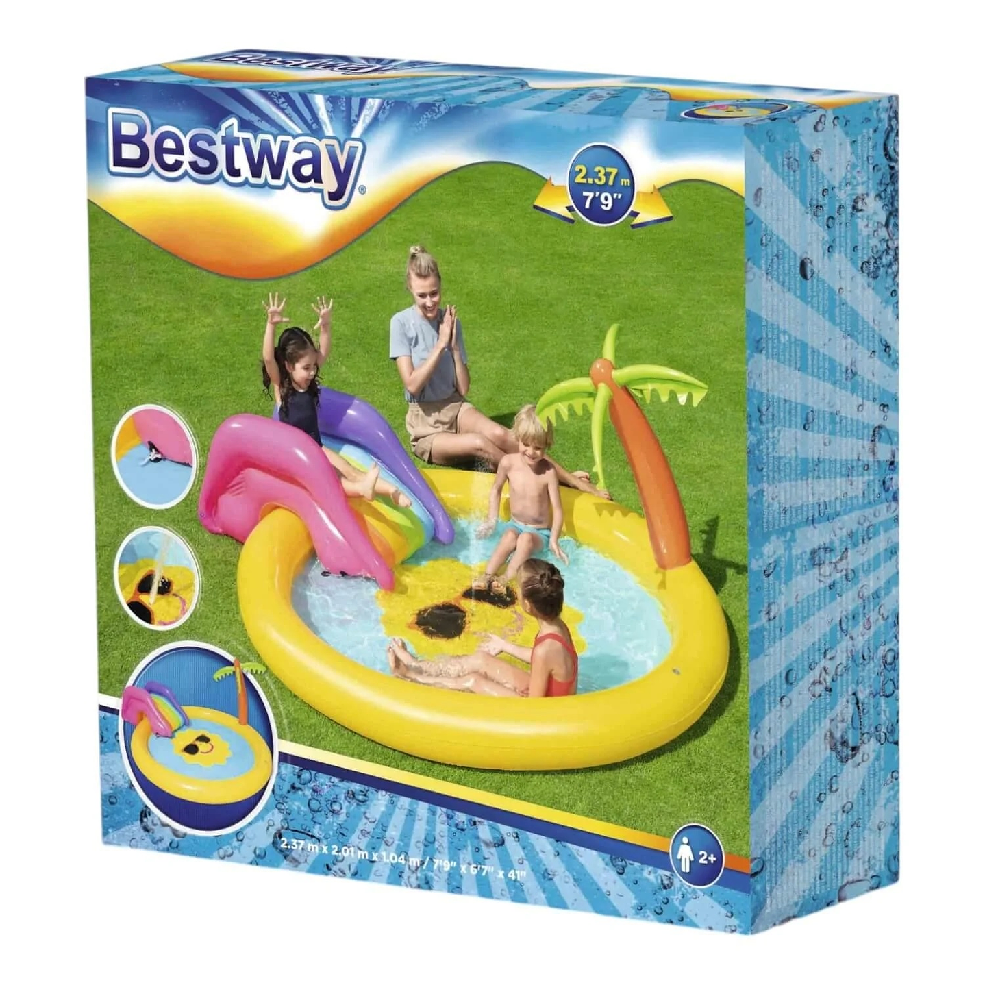Piscina y juegos inflable Sunnyland 225lt Bestway 53071 7