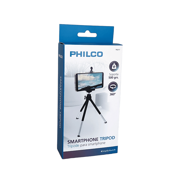 Mini Trípode para Smartphone Metálico Ajustable Philco TR217 9