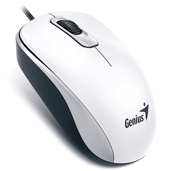 Mouse Óptico USB DX-110 Genius 3 Botones Blanco 1