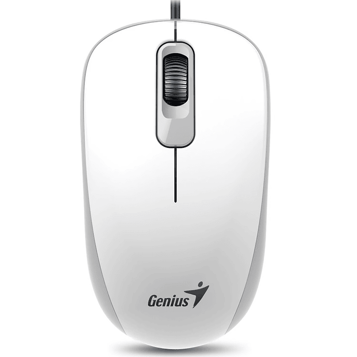 Mouse Óptico USB DX-110 Genius 3 Botones Blanco 2