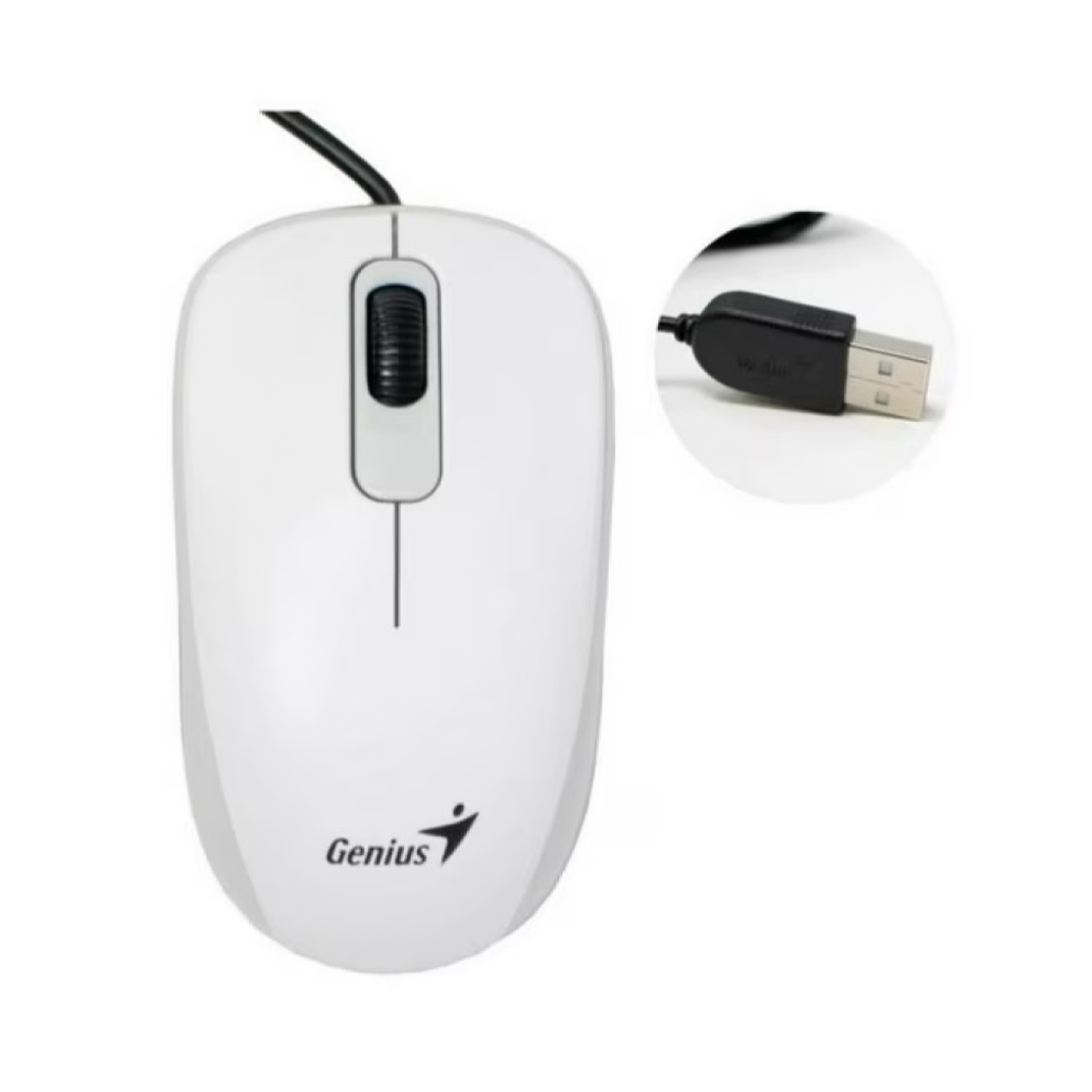 Mouse Óptico USB DX-110 Genius 3 Botones Blanco 4