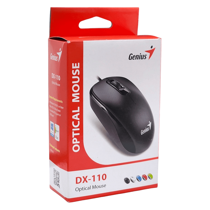 Mouse Óptico USB DX-110 Genius 3 Botones Blanco 8