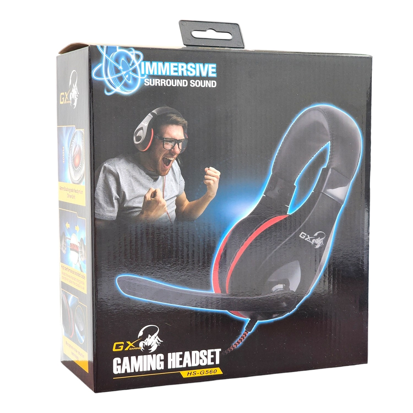 Audífonos Gamer Cable 2mt Jack 3.5 Headset Hs-G560 Genius 7