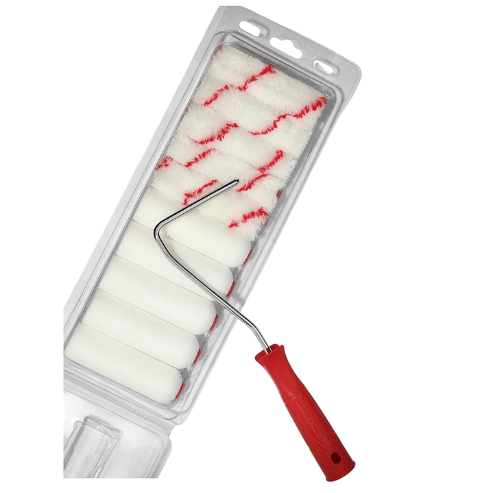 Kit Rodillo 100mm 4” de Pintura + 10 Rodillos Emtop  5