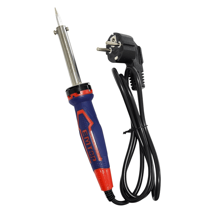 Soldador Eléctrico Cautín de Punta Recta 60W Emtop 2